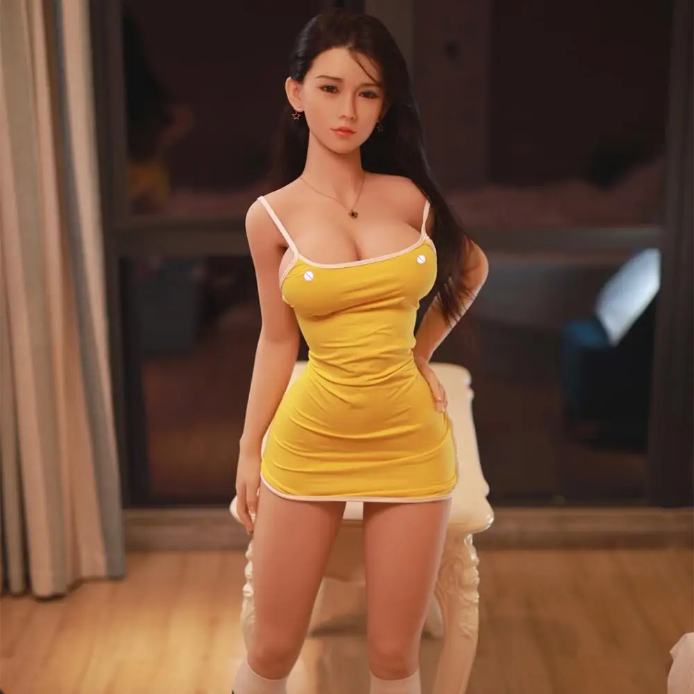 JYDoll 161 см 5 футов 28 силиконовая голова и имплантированные волосы Винни секс-Кукла