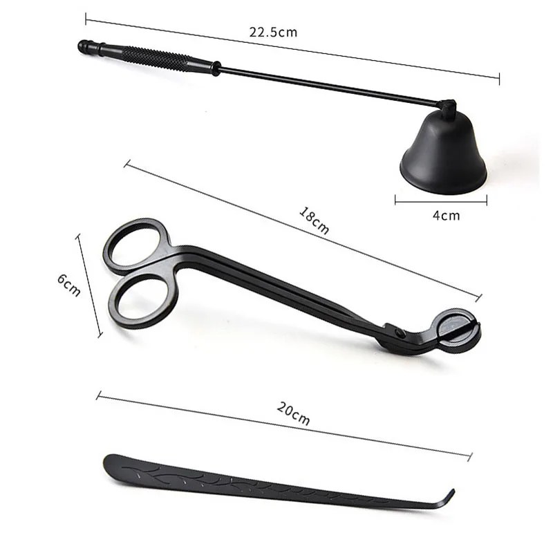 Набор аксессуаров для свечей позолоченная свеча триммер фитилей фитиль