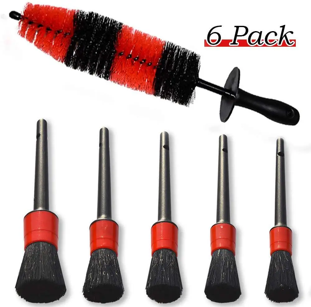 

Wheel Tire Brush Car Detailing Kit Long Soft Wheel Brush Car Wash Detail Brush