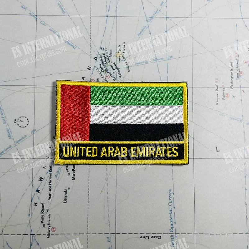 Патчи с вышивкой и металлические лацканы национальным флагом U.A.E | Дом сад