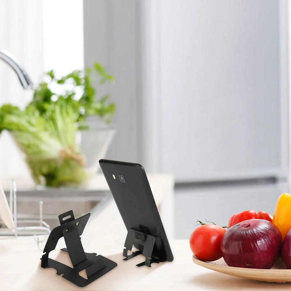 Простой телефон стенд держатель смартфона Регулируемый складной Ультра тонкий