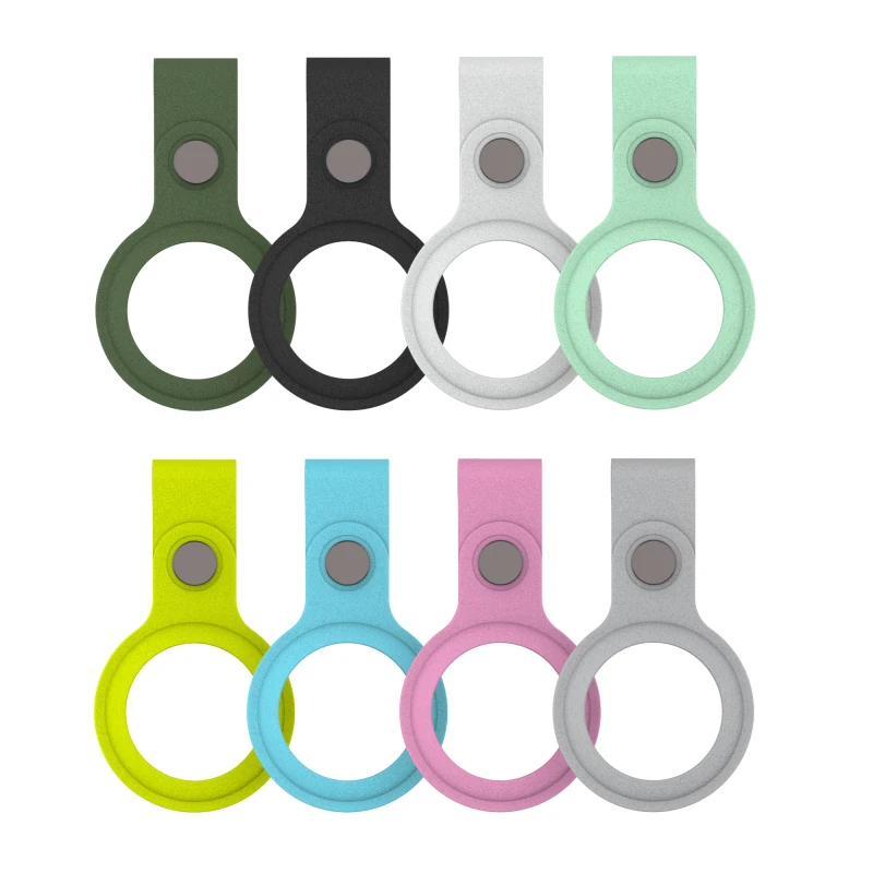 

For Apple Airtags Liquid Silicone Protective Sleeve For Apple Locator Tracker Anti-lost Device Keychain Protective Sleeve Hot