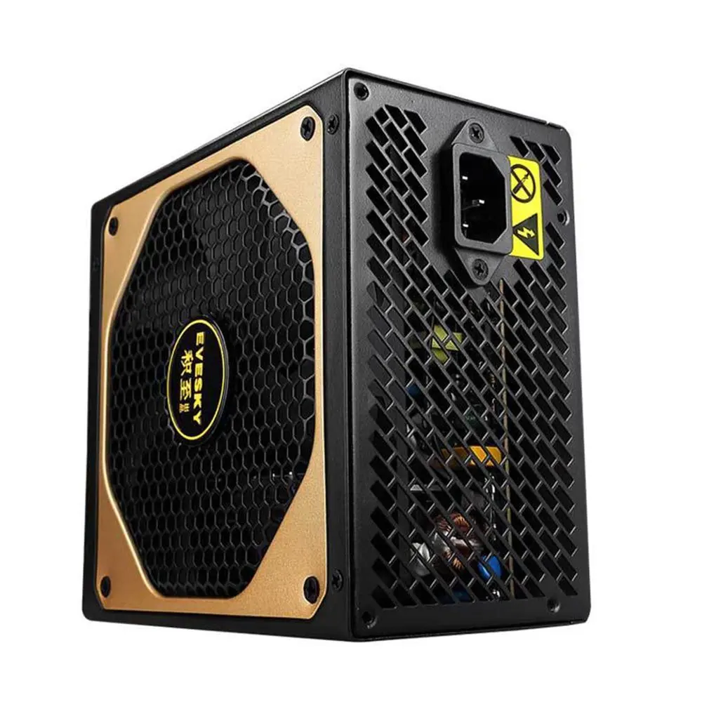 

Power Game 750ws Computer Power Supply Wide Stability With Grid Cooling Hole With Galvanized Double Core Filter