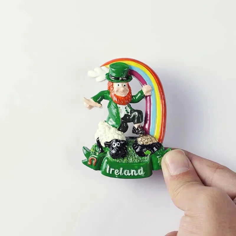 Украшение на холодильник Греческий дом Санторини с изображением мультяшного