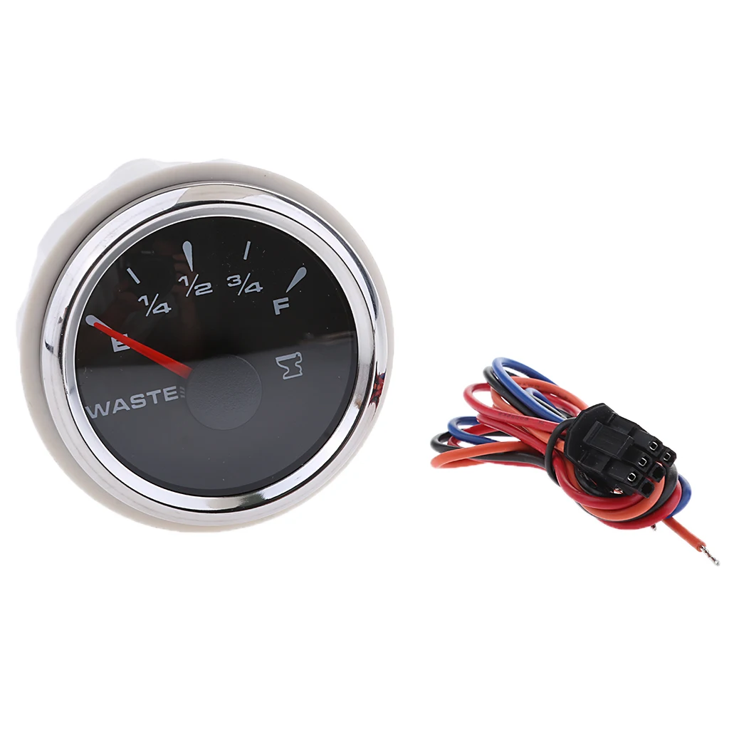 Морская Лодка яхта канализация черный бак для воды измеритель уровня 9 32 в 52