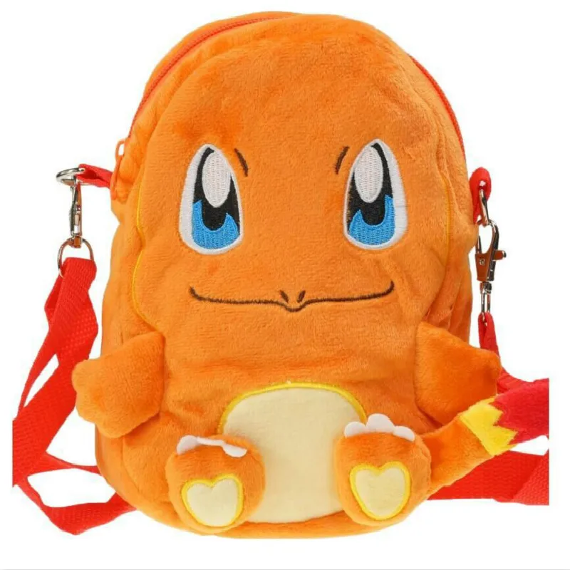 

TAKARA TOMY Pokemon Elf Messenger Bag Coin Purse Pikachu Charmander Ibrahimovic Shoulder Bag Small Bag Children Coin Purse