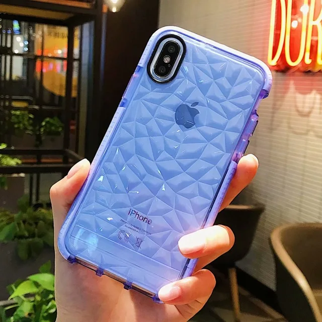 Blue Двухслойный супер противоударный силиконовый чехол для IPhone 11 Pro MAX 7 8 6 6S Plus 5S SE X XS Max XR уплотненный мягкий чехол двух цветов - Цвет: Blue