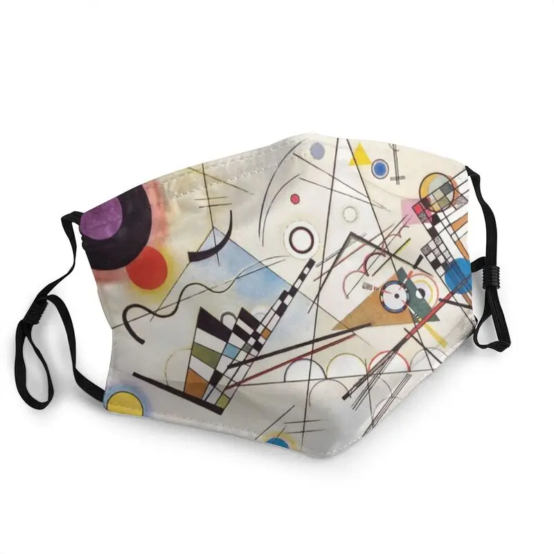 

Wassily Kandinsky Adjustable Face Mask Adult Composition VIII Anti Haze Dustproof Protection Cover Respirator Mouth-Muffle