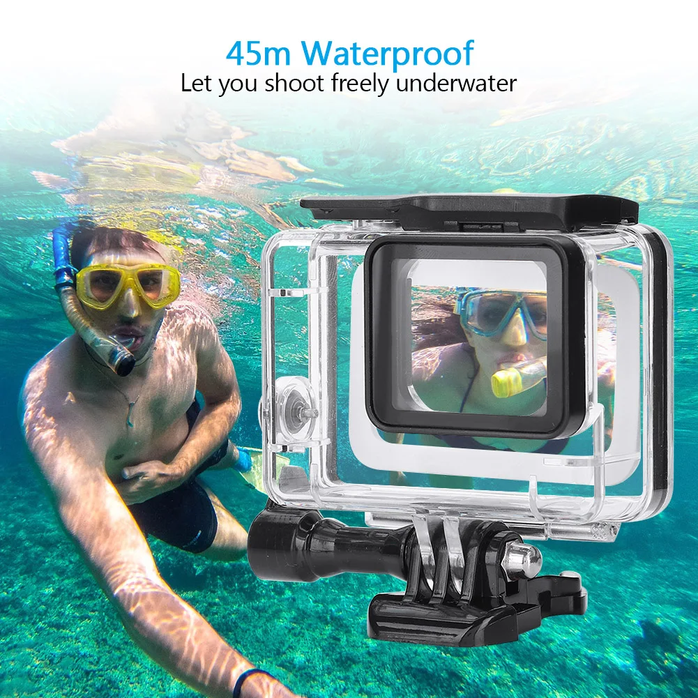 Несъемный Защитный Водонепроницаемый чехол с защитой от царапин для камеры Gopro