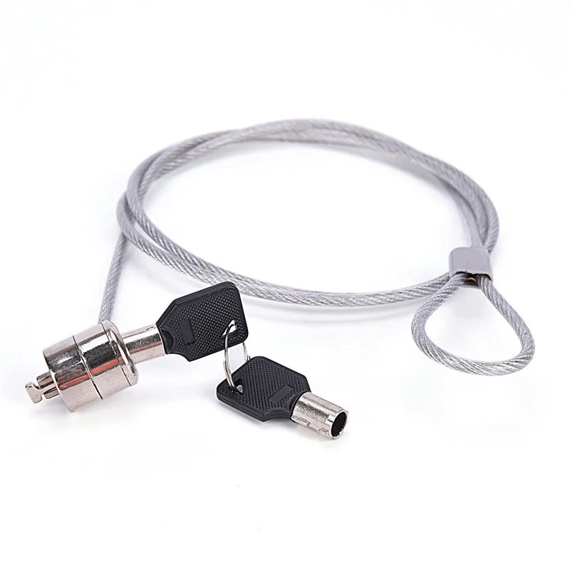 

JETTING Anti-Theft Office Notebook Laptop PC Computer Desk Key Security Lock Chain Cable Drop Shipping