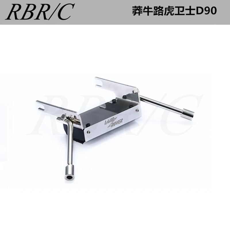 

RBR/C MN D90 Off-Road Climbing RC Car Metal Simulation Fuel Tank With Exhaust Pipe DIY Upgraded Modification Accessories R667