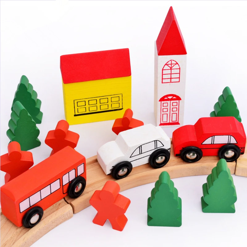 Детский Деревянный конструктор сделай сам круглая орбитальная игрушка сборный