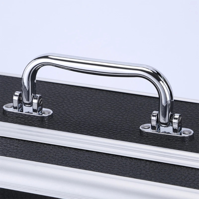 

Barber Carrying Case Storage Toolbox Retro Portable Salon Stylist Bag Password Lock Suitcase Box Hair Styling Organizer GXMC