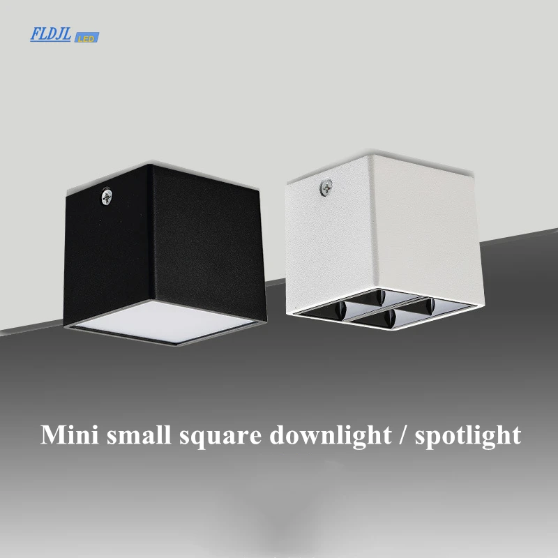 1 шт. потолочный светильник с поверхностным креплением LED7W 10W Ac85 260V квадратный