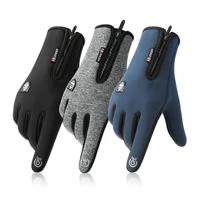winter full finger gloves man women cycling glove thermal warm glove snowboard motorcycle riding driving warm touch screen glove