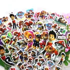 Лидер продаж, 12 листовпартия, наклейки с ридером и собакой, 3D Мультяшные ПВХ наклейки на стену, для девочек и мальчиков, подарок на день рождения, детские игрушки, патрулирование