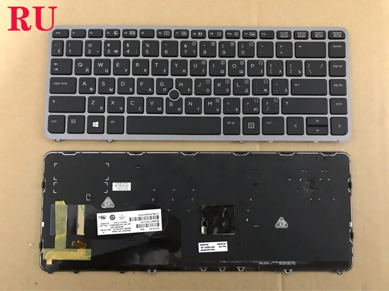 Клавиатура для HP Elite Book 840 G1 G2 850 ZBook 14 Арабская русская испанская шведская