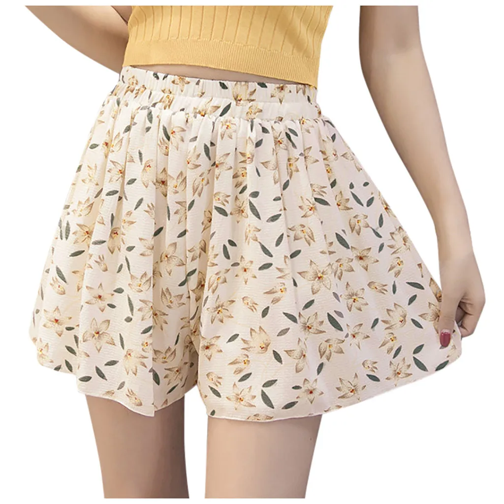 Модные женские повседневные эластичные свободные шифоновые юбки трапециевидной