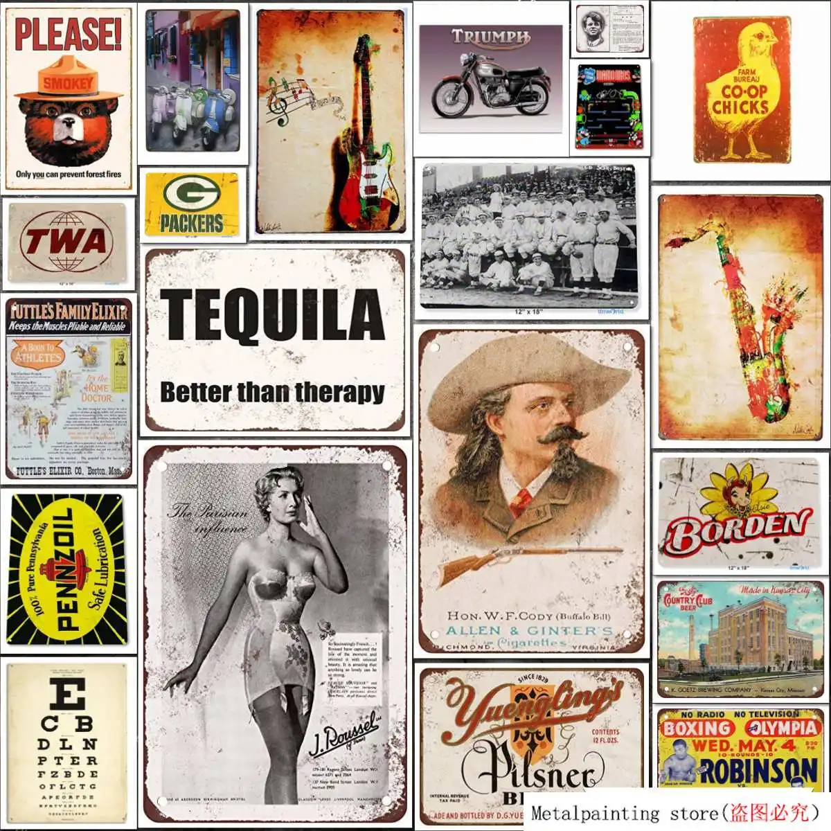 Оловянная табличка для глаз винтажный жестяной фотографический знак настенный