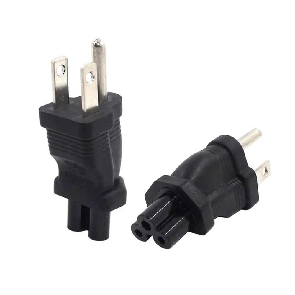 IEC 320 C5 в США NEMA 5 15P Адаптер питания американский 3 зубец папа Женский адаптер