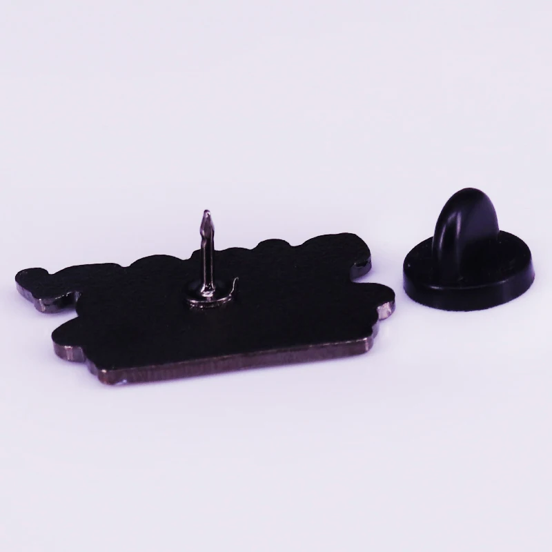 Поворотная эмалированная булавка Винтажная брошь на диван Классический значок