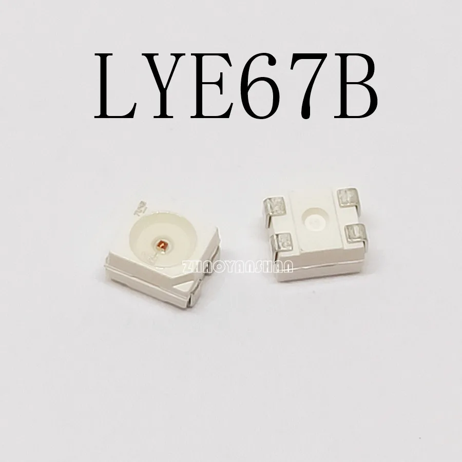 100 шт. X LYE67B LY E67B 3528 Желтый 1210 SMD LED Автомобильный свет Бесплатная