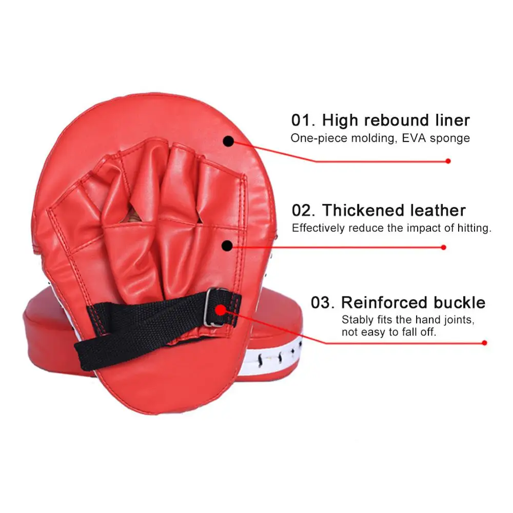 1/2 шт. боксерская груша ММА боевые тайский ПЭД комплект черный каратэ Митт Фокус