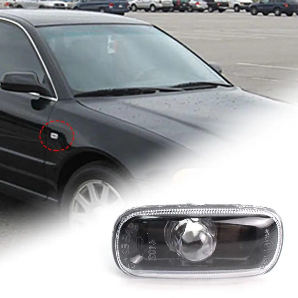 

Side Light Shell Simple Mini LED Car Marker Light Housing 8E0949127 LED Light Shell Signal Indicator Housing 2Pcs