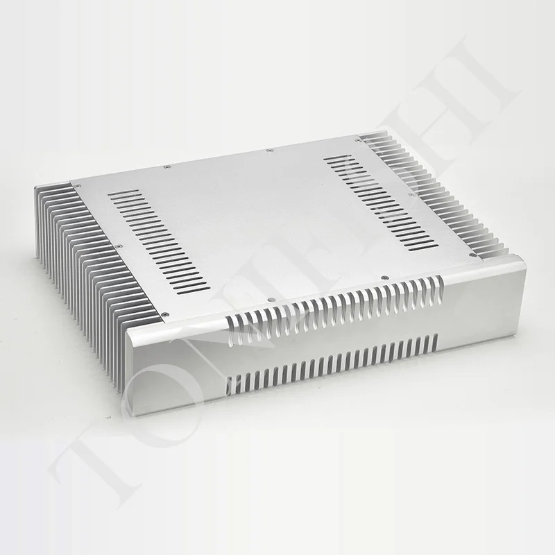 

4309 power amplifier chassis with heat dissipation on both sides of all aluminum alloy, Class A rear-level CNC panel
