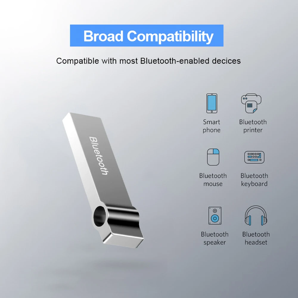 Kebidumei беспроводной Bluetooth приемник адаптер мини USB 4 0 Музыка для динамика |