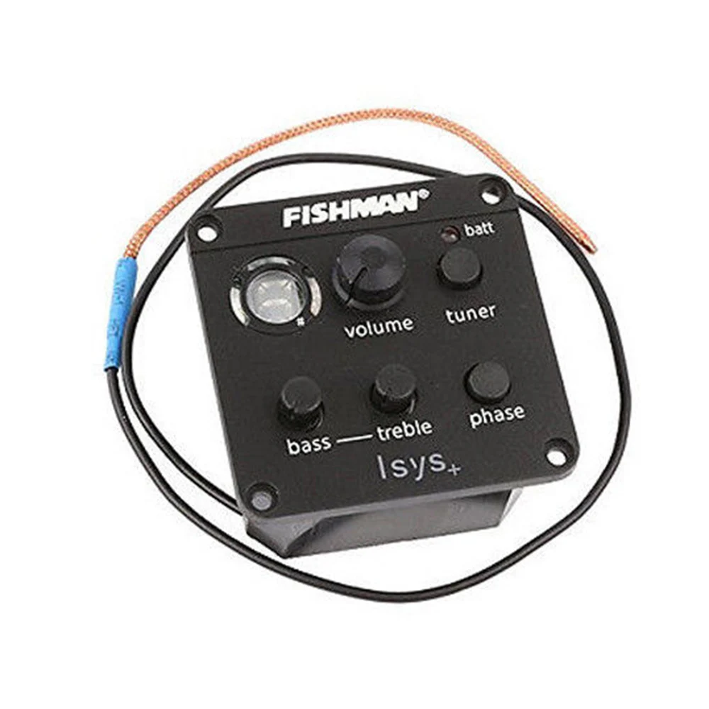 Fishman ISYS+ Equalizer Quality Guitar Pickup Preamp EQ Tuner Piezo Tools Accessories | Спорт и развлечения