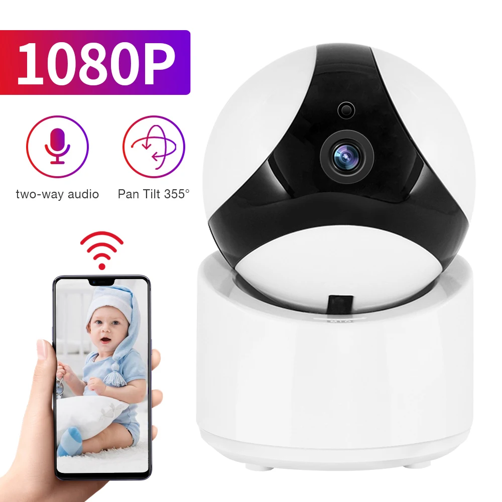 

1080P Ip Camera Wifi Beveiliging Babyfoon Video Surveillance Cctv Ir Nachtzicht 720P Pet Camera Motion Alarm p2P Twee