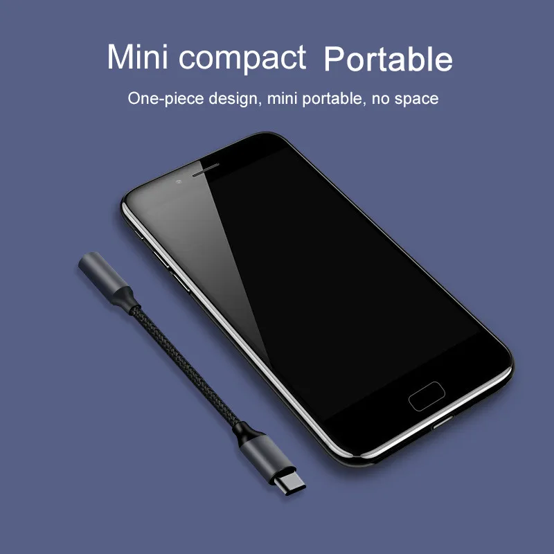 Переходник с Type C папа на гнездо 3 5 мм мама переходник USB Type-c аудиокабель для