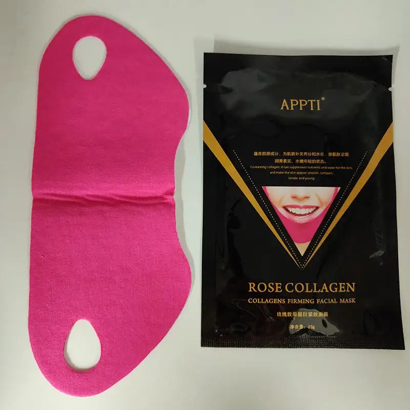 single v face mask HobbyLane, для женщин, лифтинг, для лица, v-образная форма, маска для лица, лифтинг, гель, патч, тонкий, против морщин, против старения, для подбородка, для похудения, уход за лицом - Цвет: single v face mask