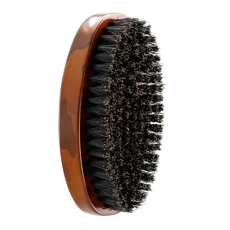 Щетка с деревянной ручкой для макияжа и бороды щетка усов мужчин из натурального