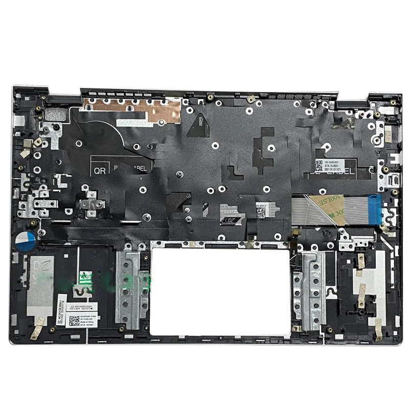 Precio Cubierta Superior Con Reposamanos Para Ordenador Portátil, Funda Plateada Con Teclado Americano Para Dell Inspiron 14, 5401, 5402, 5405, 09TNWY, Nueva