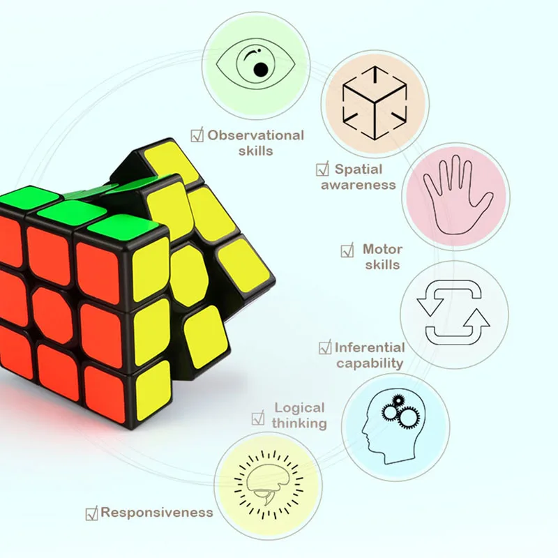 3x3x 3 скоростные кубики Рубик профессиональные Волшебные Magicos домашние
