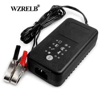 wzrelb 12v car battery charger 0 83 3a motorcycle charger lead acid battery charge mode 4 stages mcu control