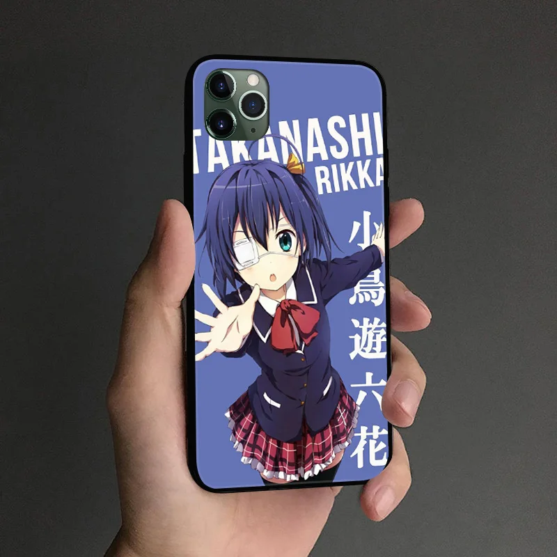 rikka takanashi anime phone case cover shell for iphone se 6s 7 8 plus x xr xs 11 pro max samsung s note 8 9 10 20 plus ultra free global shipping