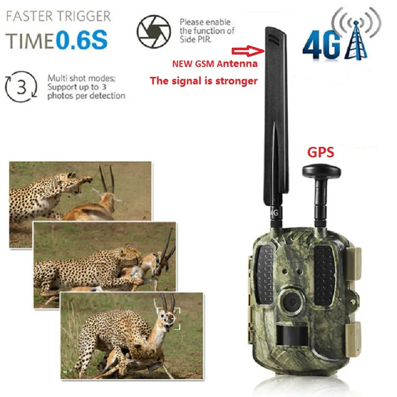 Камера для охоты Trail 4G 4G/3G/2G разведчик инфракрасный охотник камера наблюдения