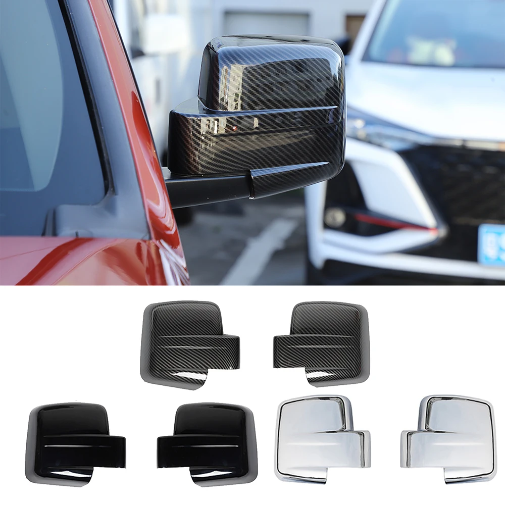 

ABS Side Door Rearview Mirror Caps Cover Decorative Trim Fit for Jeep Patriot 2011-2016 Exterior Car Accessories