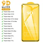 9D Защитное стекло для Xiaomi Redmi Note 10 9 8 7 Pro Max Note 10 4G 9s, закаленное стекло для Redmi Note 8 7 Pro 10 9 Pro Max, пленка