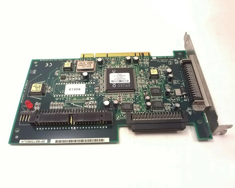 Тянут Adaptec AHA 2940UW scsi адаптер с контроллером PCI карта 50 Pin 68 ультра широкий 2940W|controller