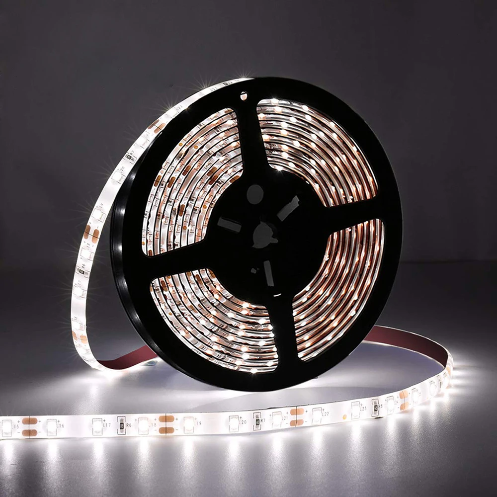 

5M LED Strip Light 12V 2835SMD Waterproof Flexible DiodeTape Lamp 300Leds Warm/Cold White/Blue/Green/Red Home Lighting Decoratio