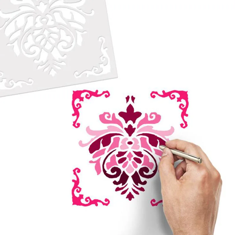 1 шт трафарет пуля журнал декоративные кружева шаблон для рисования Многофункциональный многоразовый трафарет мультфильм Граффити Шаблон для рисования
