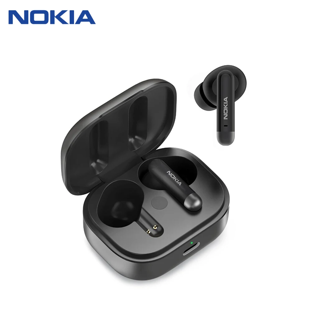 

Nokia E3511 ANC Bluetooth Headphones Stereo Wireless Earphones 28 dB Active Noise Cancelling HD Call Earbuds Waterproof Metal