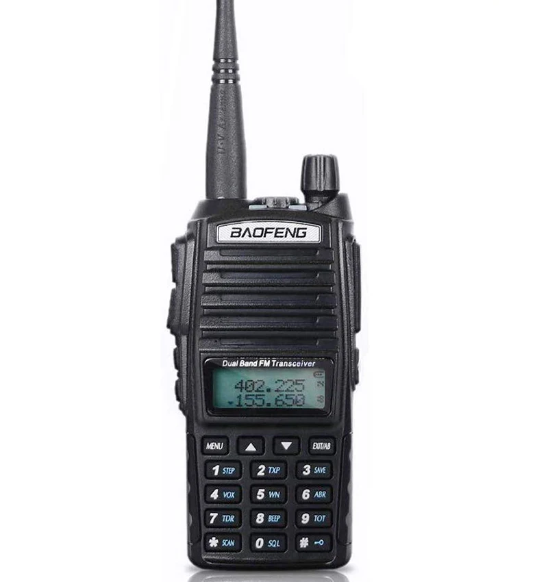 Портативная рация BaoFeng UV 82 Двухдиапазонная двухсторонняя радио 136 174/400 520 МГц FM 5 Вт