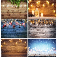 shengyongbao christmas theme photography background snowflake wood plank portrait backdrops for photo studio props 21121 tu 01
