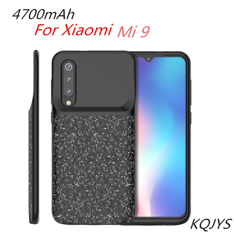 KQJYS 4700 мАч ультра тонкий чехол для мобильного зарядного устройства Xiaomi Mi 9