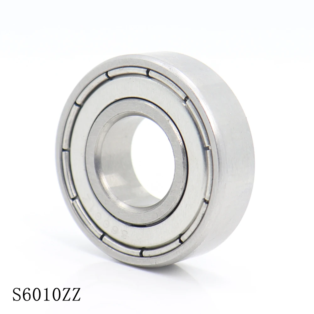 S6010ZZ подшипник 50*80*16 мм (1 шт.) ABEC 1 S6010 Z ZZ S 440C шарикоподшипники из нержавеющей стали